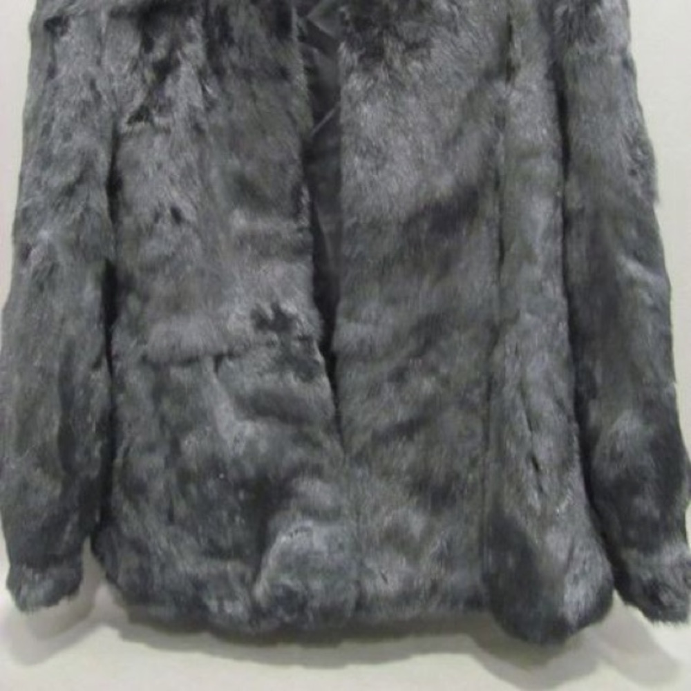 Hillmoor 100% Rabbit Fur Black Coat 🖤 - Picture 4 of 6